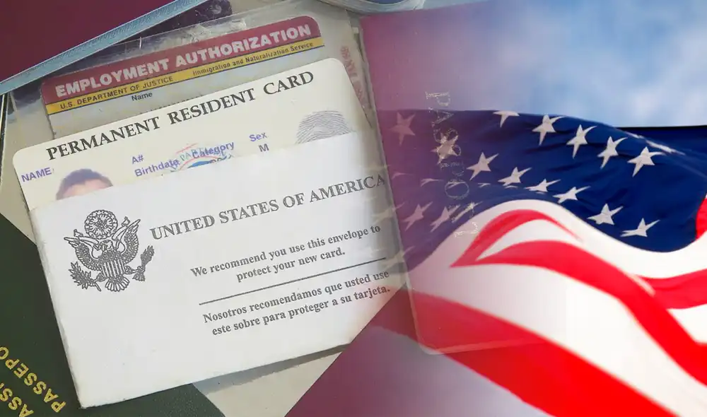 La Green Card es el documento más importante para los inmigrantes en EE. U.U. Foto: composición LR/difusión La Green Card es el documento más importante para los inmigrantes en EE. U.U. Foto: composición LR/difusión