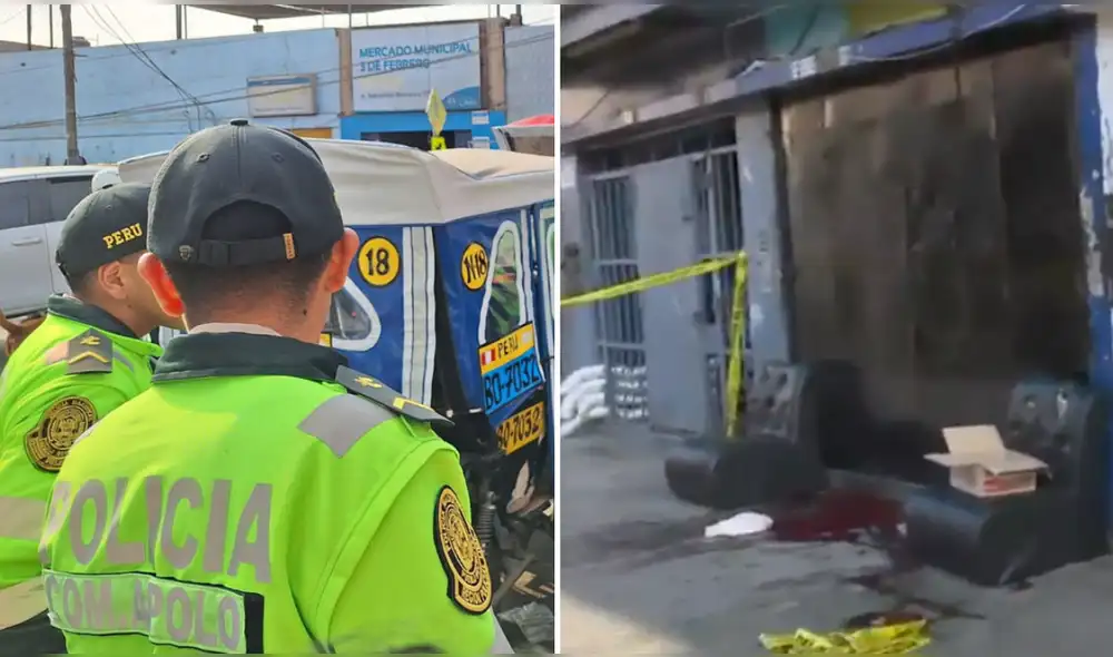 Hombre fue atacado mientras estaba con amistades en La Victoria. Foto: Captura ATV