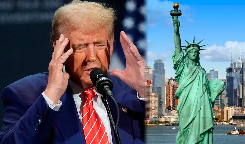 Donald Trump señalado por su gestión presidencial y sus polémicas declaraciones | Composición Jazmin Ceras/Foto: La República/ AFP