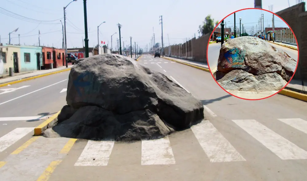 La 'Piedra de Alto Larán' se encuentra en el departamento de Ica, específicamente en Chincha. Foto: composición LR/ Municipalidad Distrital De Alto Larán/Huachos