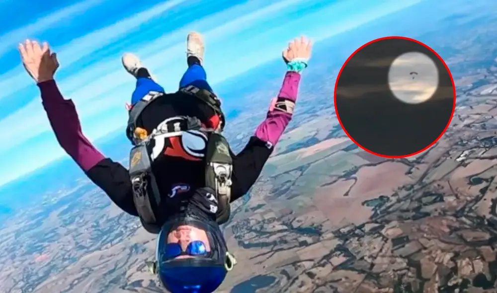 La paracaidista chilena practica este deporte desde 2013. Foto: composición LR/El diario La paracaidista chilena practica este deporte desde 2013. Foto: composición LR/El diario