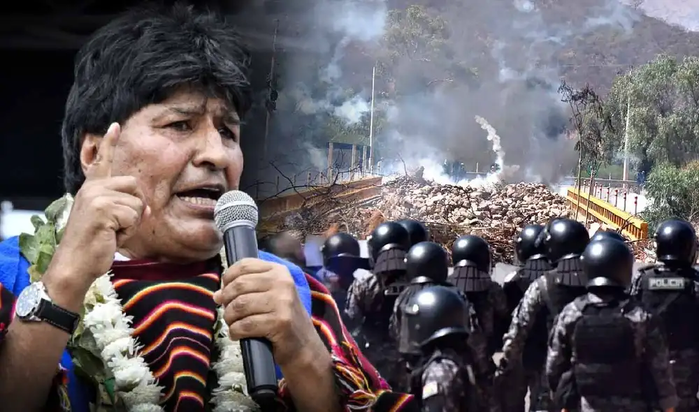 En respuesta a la crisis en Bolivia, Evo Morales declara huelga de hambre para instar al gobierno de Luis Arce a abrir mesas de diálogo, mientras los bloqueos de carreteras continúan. Foto: composición LR/AFP/Opinión