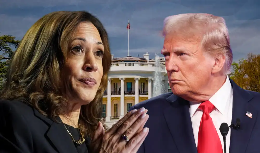 Quién va ganando las elecciones presidenciales entre Kamala Harris y Donald Trump. Foto: composición LR/difusión