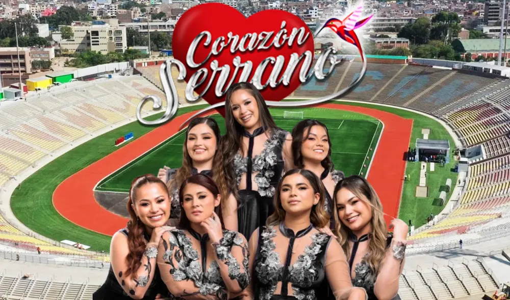 Corazón Serrano celebrará su 32 aniversario en el Estadio San Marcos. Foto: composición LR/difusión Corazón Serrano celebrará su 32 aniversario en el Estadio San Marcos. Foto: composición LR/difusión