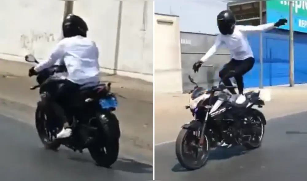 Hombre no pudo mantenerse en pie y terminó cayendo. Foto: Difusión Hombre no pudo mantenerse en pie y terminó cayendo. Foto: Difusión