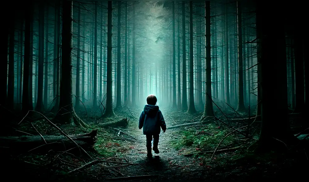 Las autoridades informaron que Ryker Webb apareció a 3 millas de su casa en la pequeña ciudad de Try. Fue visto por última vez el viernes y fue encontrado el domingo. Foto: composición LR/referencial/IA