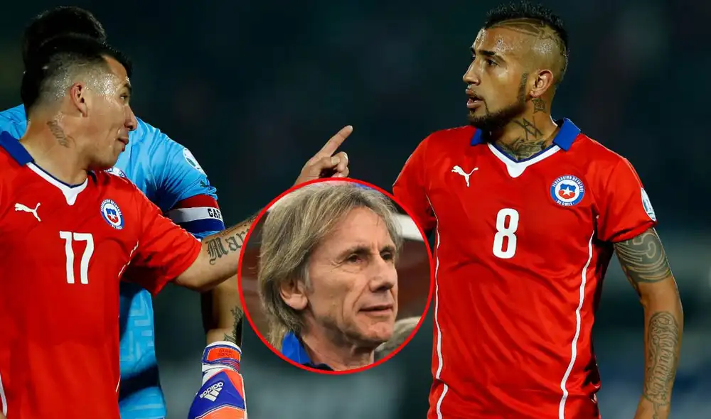 Gary Medel ni Arturo Vidal fueron llamados por Ricardo Gareca para enfrentar a Perú. Foto: composición LR/difusión