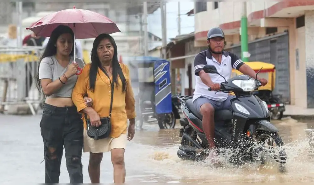 Senamhi indicó que es probable que, además de lluvias intensas y descargas eléctricas, se registren vientos fuertes, granizo y aniegos. Foto: composición LR/Andina Senamhi indicó que es probable que, además de lluvias intensas y descargas eléctricas, se registren vientos fuertes, granizo y aniegos. Foto: composición LR/Andina