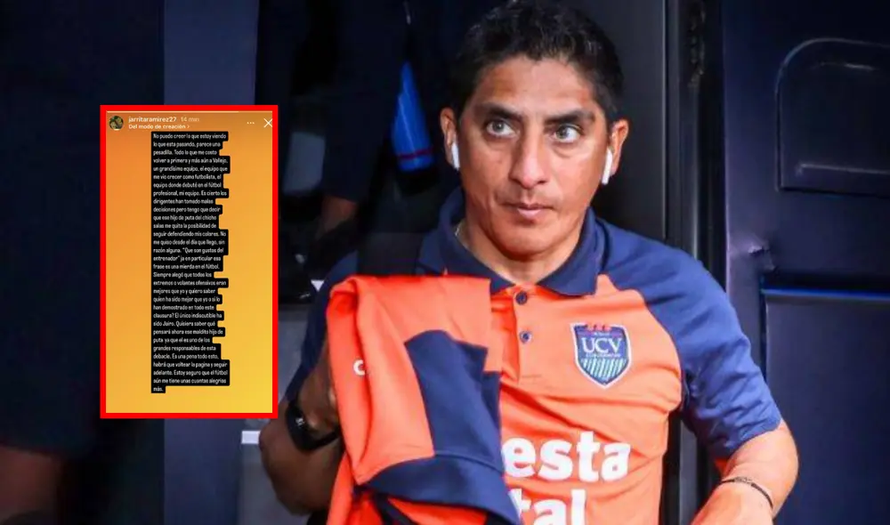 Guillermo Salas salió de César Vallejo debido a los malos resultados. Foto: composición LR/UCV/Instagram