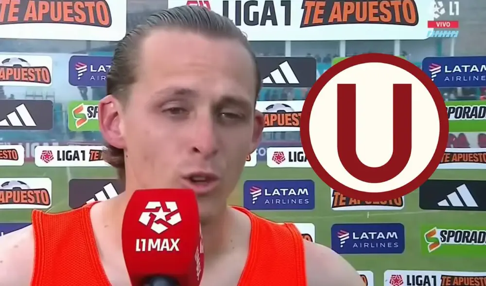 Patrick Zubczuk debutó con Universitario en 2016. Foto: composición LR/captura de L1 Max