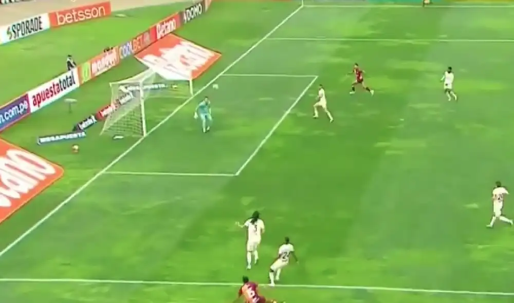 Universitario sufrió con el ataque de Los Chankas por el sector izquierdo. Foto: L1 Max