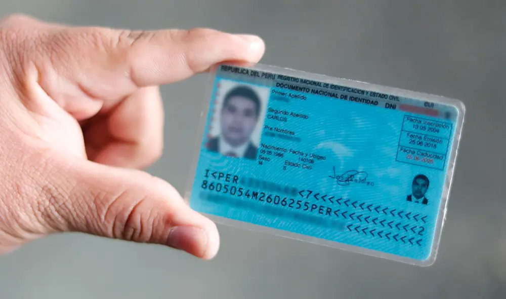 Existen 3 tipos de DNI válidos en el Perú. Foto: Andina