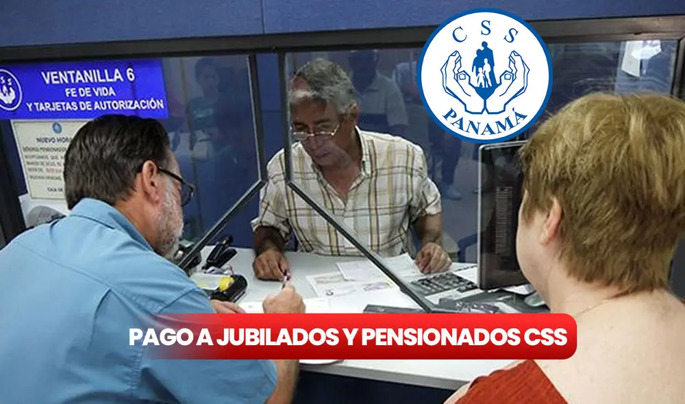 Miles de jubilados y pensionados del CSS reciben sus pagos mensuales por cheque. Foto: composición LR / Telemetro