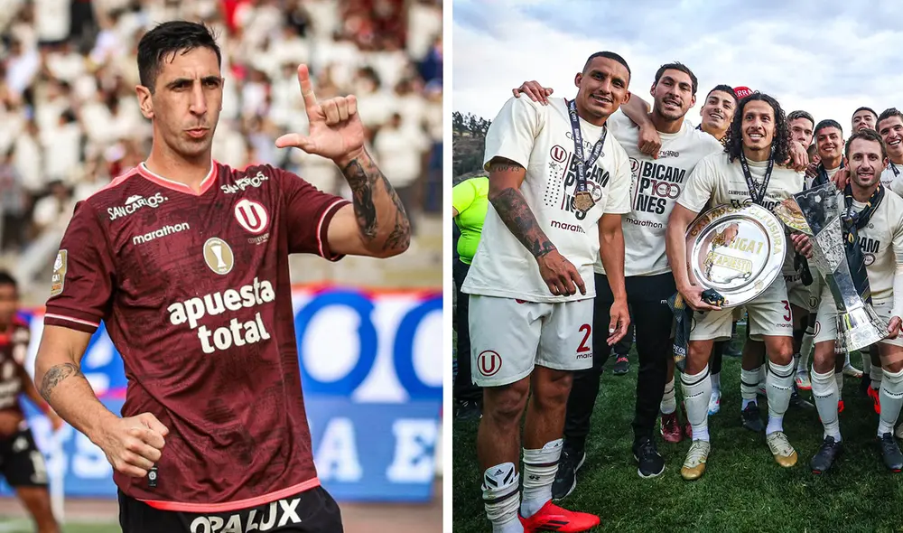 Diego Dorregaray llegó a ganar el Torneo Apertura con el club crema. Foto: composición de LR/Universitario