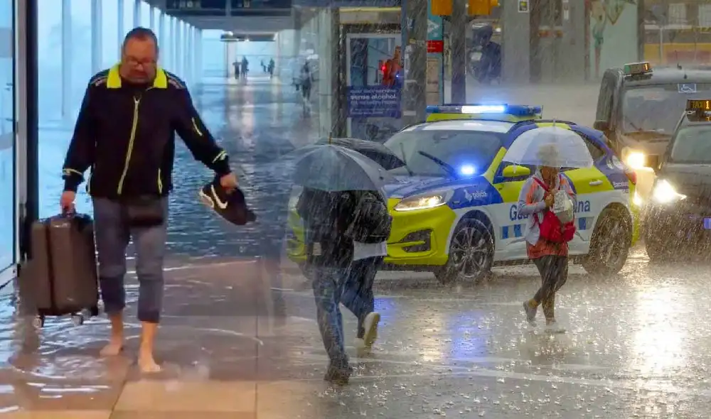 La DANA provoca inundaciones en Tarragona y Barcelona, afectando carreteras y el aeropuerto de El Prat. La emergencia ha ocasionado la suspensión de servicios ferroviarios y vuelos. Foto: composición LR/EFE La DANA provoca inundaciones en Tarragona y Barcelona, afectando carreteras y el aeropuerto de El Prat. La emergencia ha ocasionado la suspensión de servicios ferroviarios y vuelos. Foto: composición LR/EFE