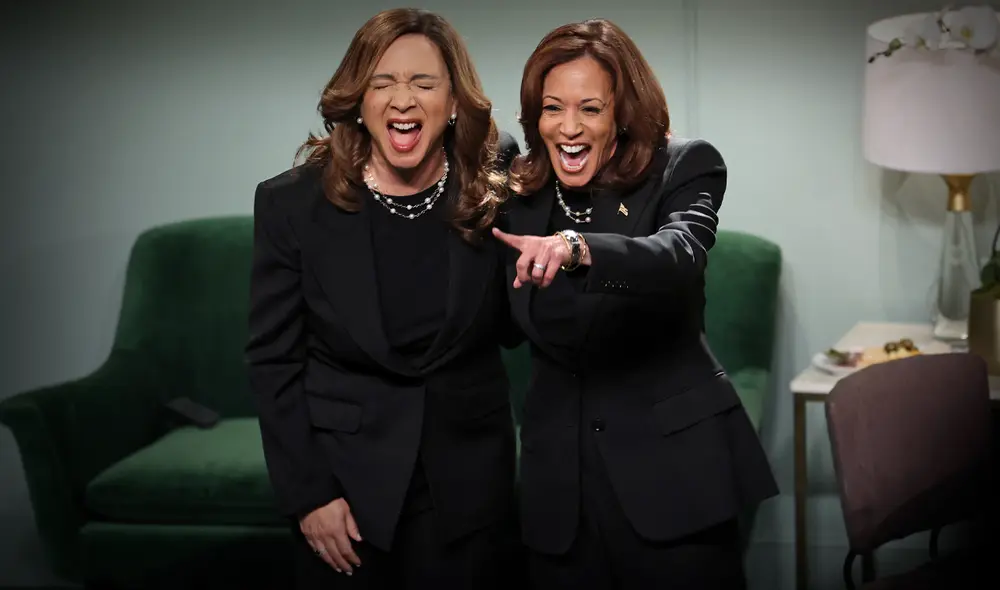 Kamala Harris apareció en el programa de SNL a dos días de las elecciones en Estados Unidos. Foto: AFP