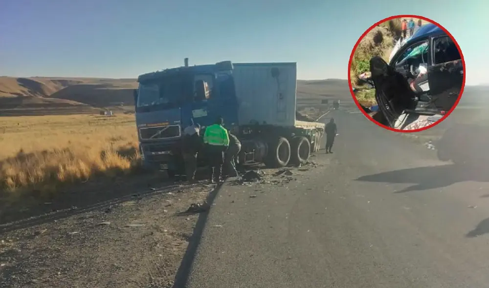 Accidente en provincia de Espinar deja dos hermanos fallecidos. Foto: composición LR/Andina