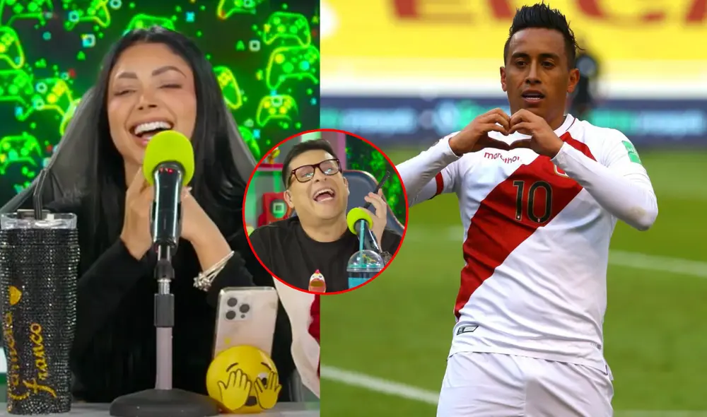 Christian Cueva le declara su amor a Pamela Franco en medio de entrevista.