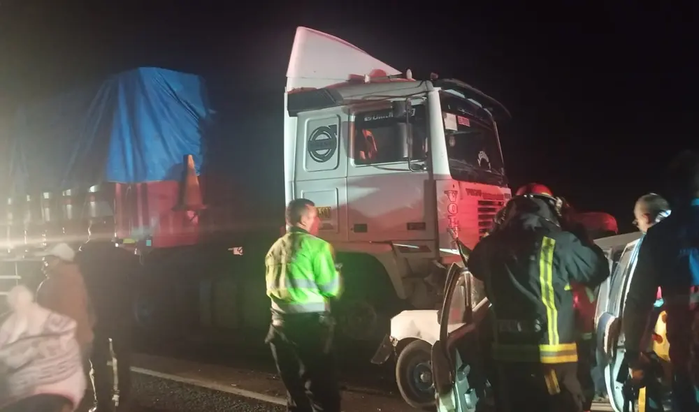 Policía investiga accidente en Tacna. Foto: Liz Ferrer/La República