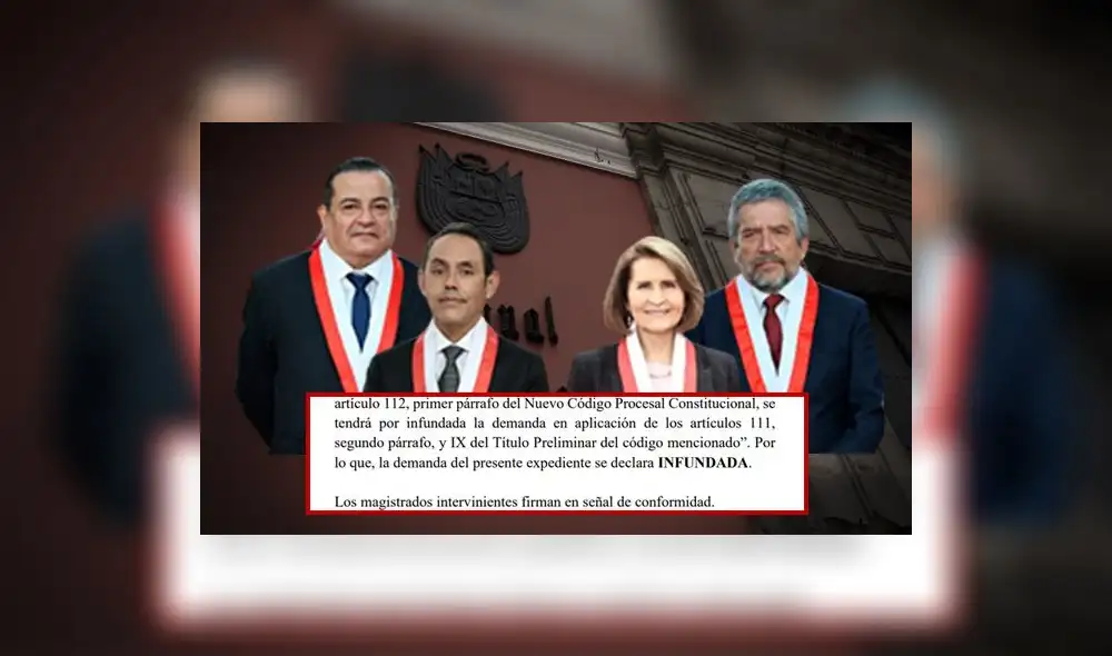 Cuatro magistrados entregaron sus votos. (Foto composición: La República)