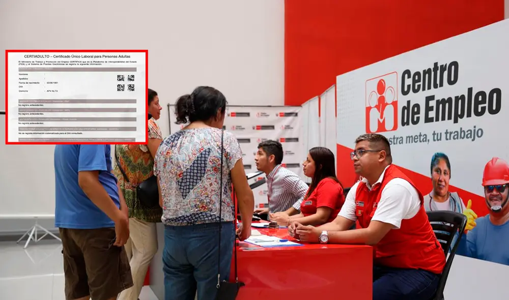 El certiadulto tiene una duración de 3 meses. Foto: composición/LR/Andina