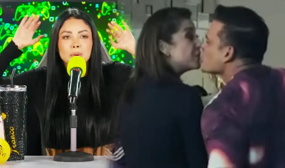 Pamela Franco le deseó lo mejor a Christian Domínguez. Foto: composición LR/Youtube/difusión