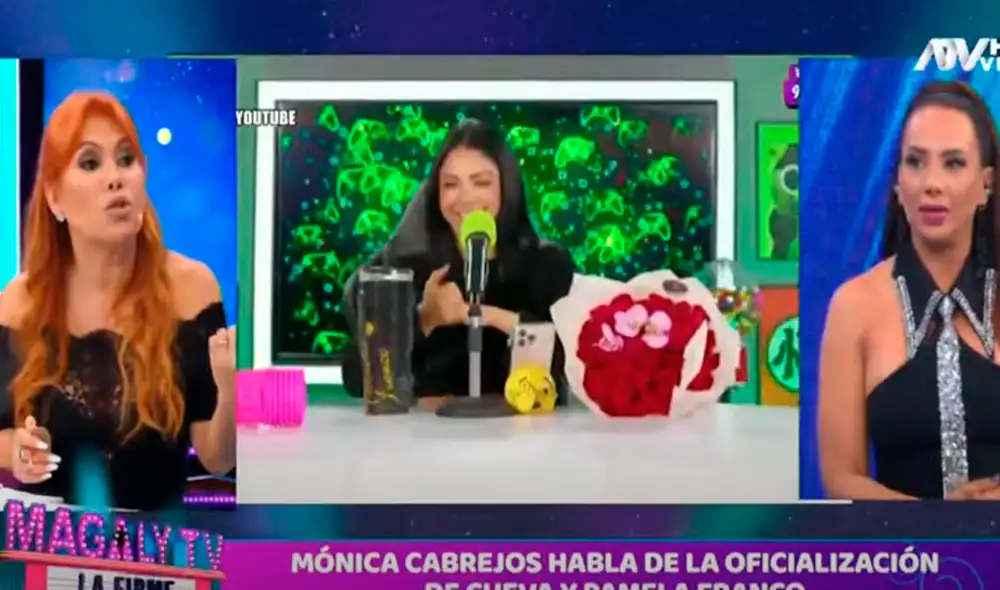 Magaly Medina y Mónica Cabrejos juntas. Foto: ATV.