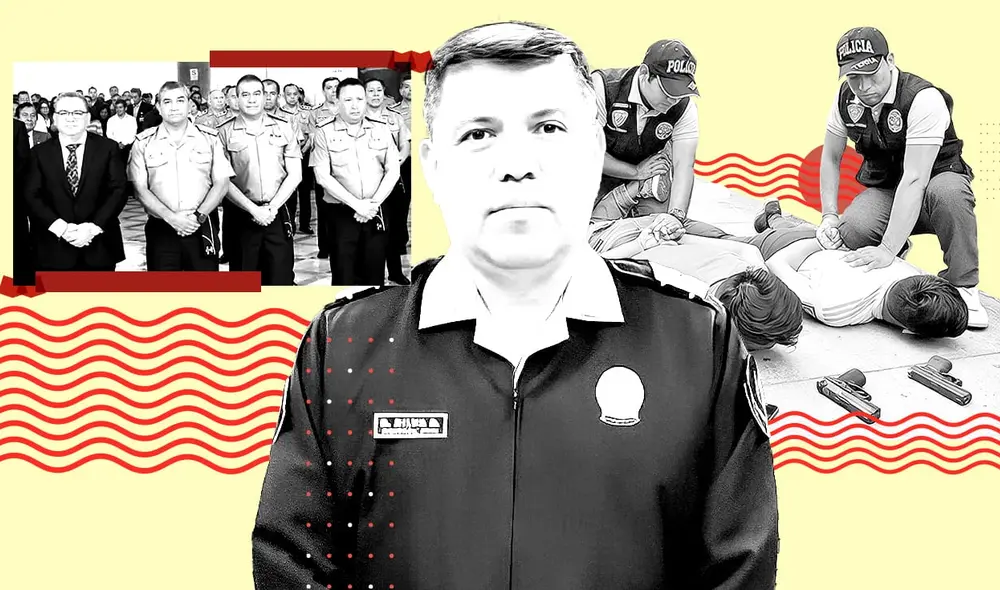 El ministro Juan Santiváñez requirio al Comando PNP que verifique la exoneración de pruebas física. Mientras que Grl Raúl Silva, revisara la aplicación de la ley del Congreso que afecta a oficiales operativos. Foto: composición LR/Brian Tejeda El ministro Juan Santiváñez requirio al Comando PNP que verifique la exoneración de pruebas física. Mientras que Grl Raúl Silva, revisara la aplicación de la ley del Congreso que afecta a oficiales operativos. Foto: composición LR/Brian Tejeda