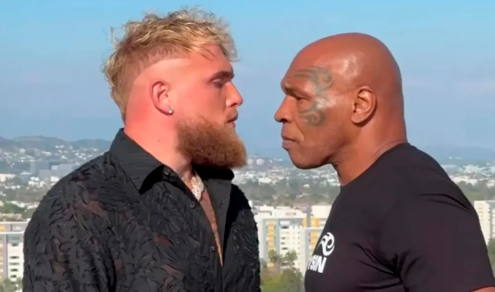Jake Paul empezó su incursión en el boxeo el año 2018. Mike Tyson se retiró en el 2005. Foto: Most Valuable Promotions