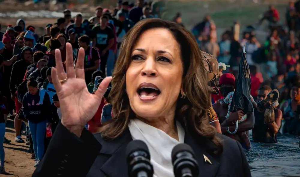 Kamala Harris, rival de Trump, propuesto reforzar la frontera mediante un presupuesto adicional de 20 mil millones de dólares. Foto: composición LR/difusión