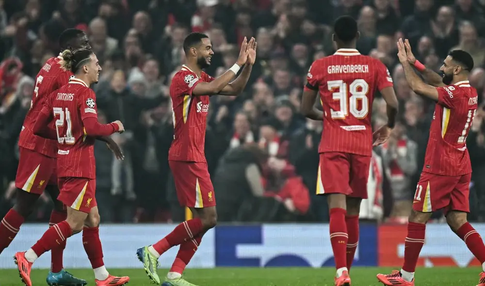 Liverpool sumó su cuarta victoria consecutiva en la UEFA Champions League. Foto: AFP