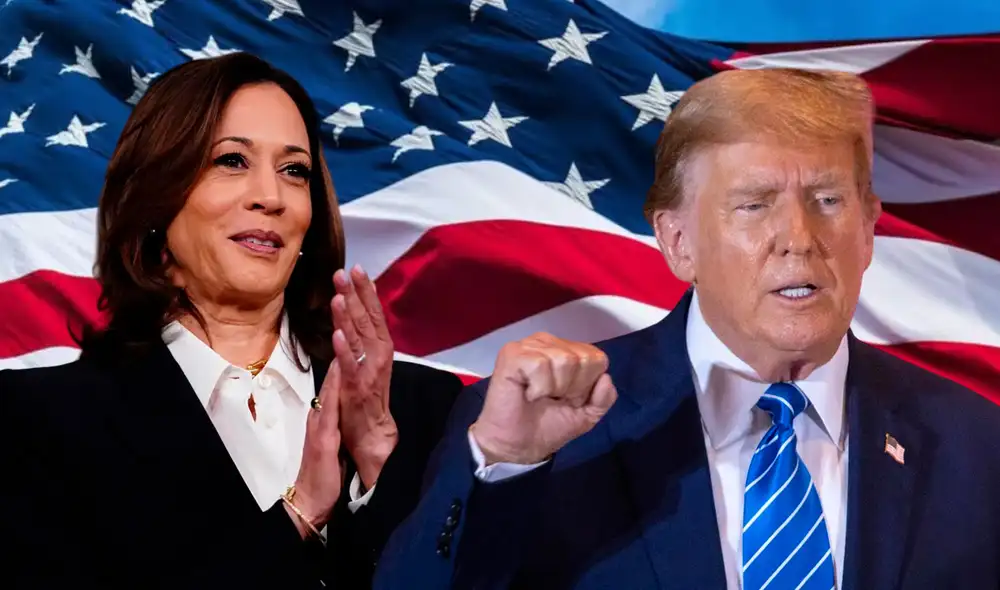 Sigue el conteo de los votos en las elecciones de Estados Unidos entre Donald Trump y Kamala Harris. Foto: composición LR/