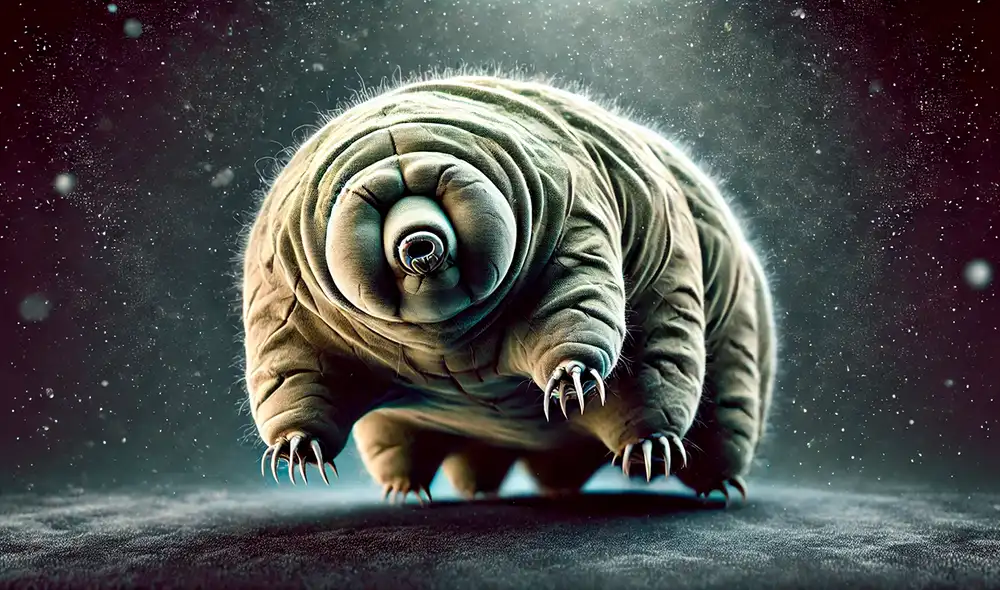 Esta especie de tardígrado no solo amplían el conocimiento científico, sino que también abren posibilidades en la biotecnología y la exploración espacial. Foto: IA ChatGPT