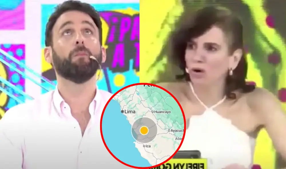 Rodrigo González y Gigi Mitre vivieron el temblor del 5 de noviembre en vivo en su programa. Foto: Composición LR/Captura Willax TV/dfusión