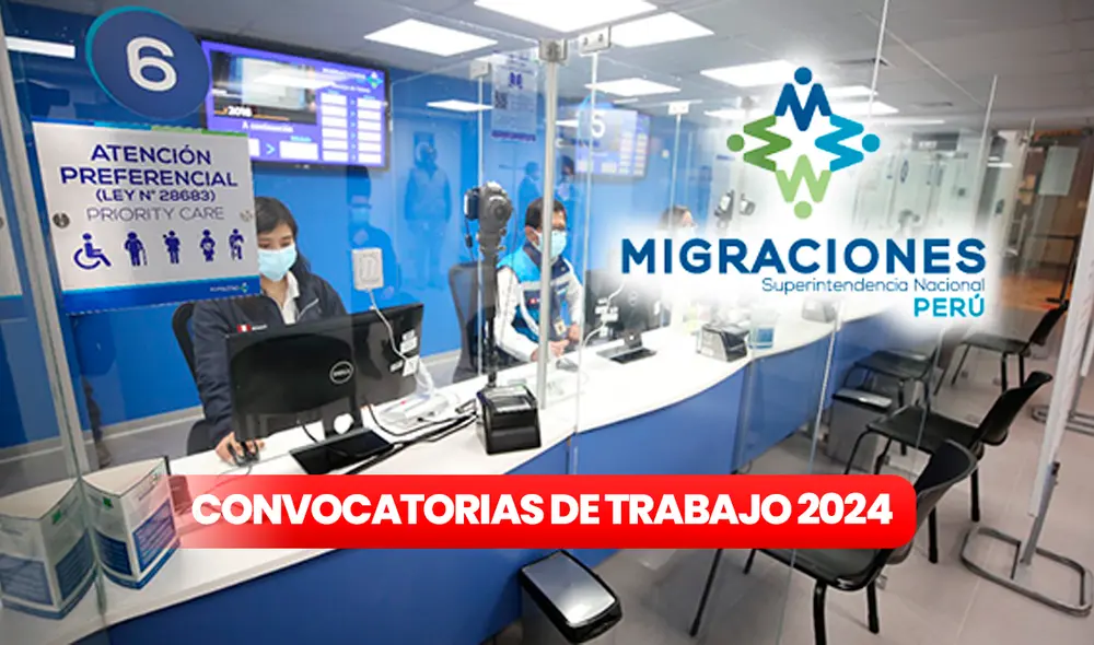 Convocatoria de trabajo en Migraciones: organismo solicita especialistas, asistentes y más. Foto: Composición LR/Andina.