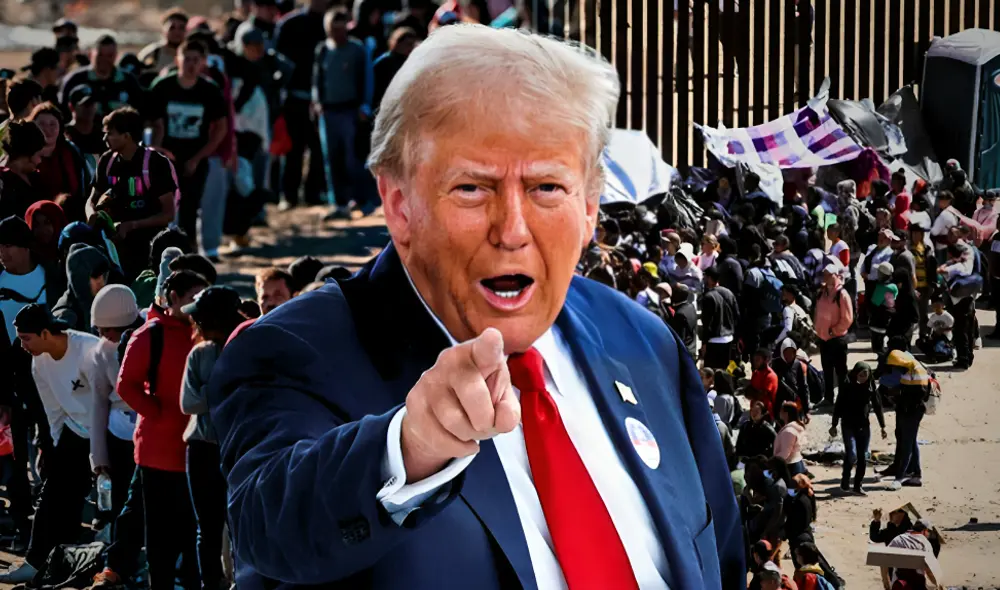 Las declaraciones de Donald Trump han suscitado preocupación entre los inmigrantes beneficiados del CBP One y del Parole Humanitario. Foto: composición LR/BBC/Reuters