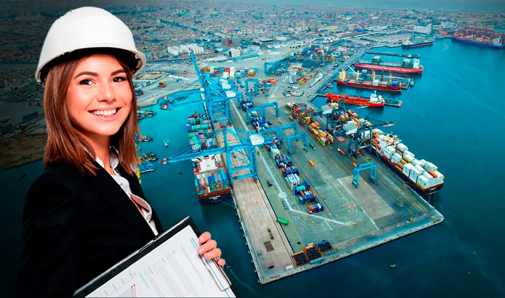 La construcción del megapuerto de Chancay generará una demanda significativa de profesionales especializados en áreas de ingeniería. Foto: Composición LR