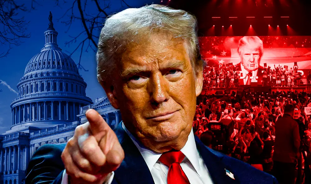 Donald Trump ha sido elegido nuevamente presidente de EE.UU. tras ganar las elecciones del 6 de noviembre, destacando su postura antimigratoria y enfoque proteccionista. Foto: composición LR/AFP Donald Trump ha sido elegido nuevamente presidente de EE.UU. tras ganar las elecciones del 6 de noviembre, destacando su postura antimigratoria y enfoque proteccionista. Foto: composición LR/AFP