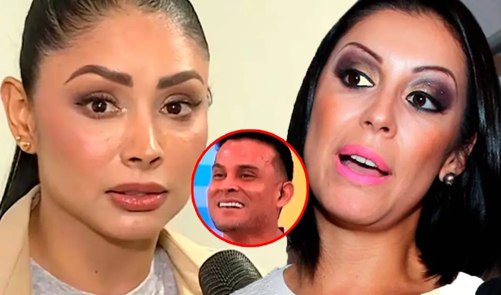 Pamela Franco enfrentada con Karla Tarazona. Foto: Composición LR/Captura/América TV/Captura/Panamericana Pamela Franco enfrentada con Karla Tarazona. Foto: Composición LR/Captura/América TV/Captura/Panamericana