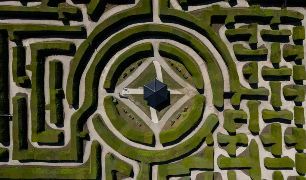 El Laberinto Patagonia, ubicado en El Hoyo, Chubut, es el laberinto natural más grande de Latinoamérica. Foto: Río Negro/ Marcelo Martínez