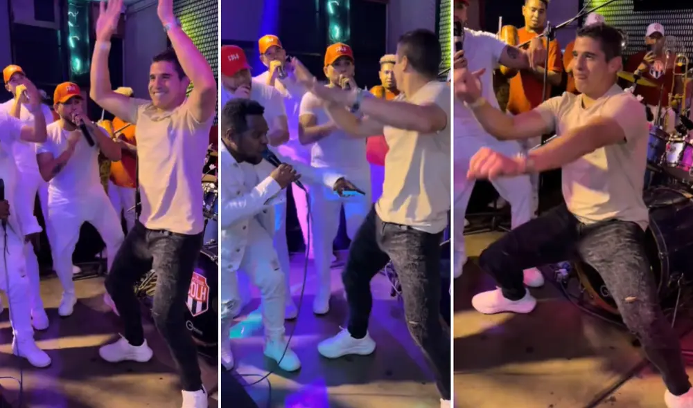 Aldo Corzo bailó con la Combinación de La Habana. Foto: composición LR/TikTok