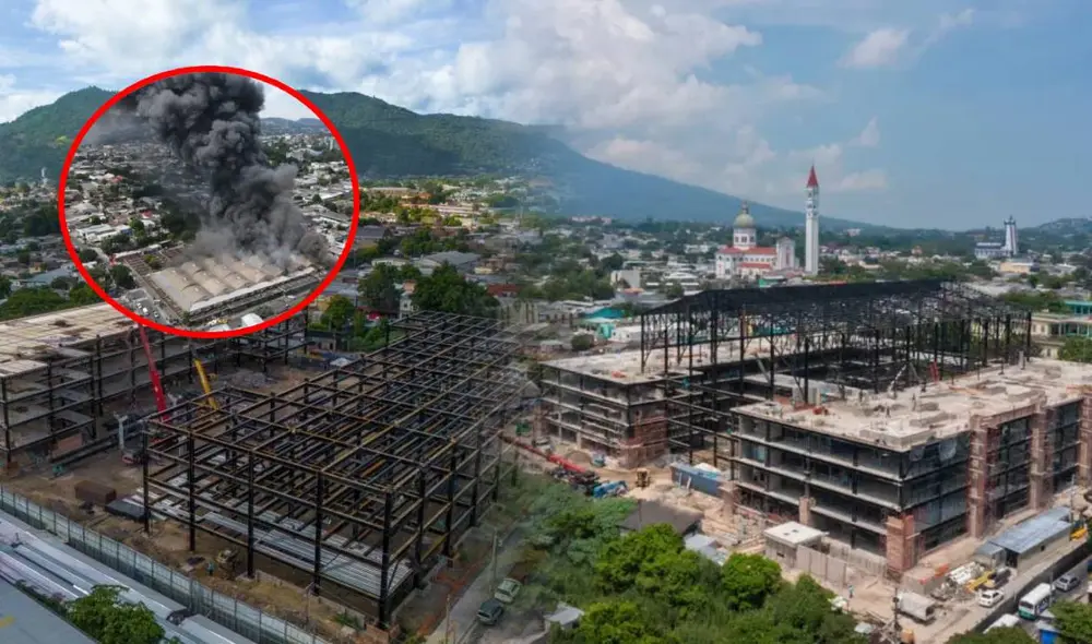 El mercado San Miguelito tuvo una inversión millonaria para su remodelación en El Salvador. Foto: composición LR/ X