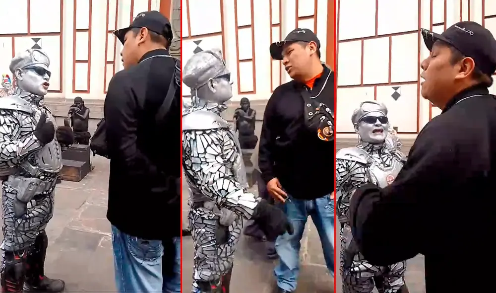 Alan Castillo fue increpado por ciudadano que lo acusó de haber recibido amenaza de muerte. Fotos: difusión