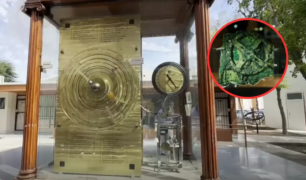 La réplica de la computadora mecánica más antigua del mundo se encuentra en la Universidad de Sonora. Foto: Composición La República