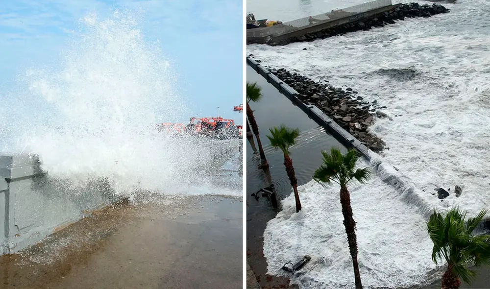 Oleajes anómalos se presentarán hasta el 9 de noviembre. Foto: composición LR/Andina Oleajes anómalos se presentarán hasta el 9 de noviembre. Foto: composición LR/Andina