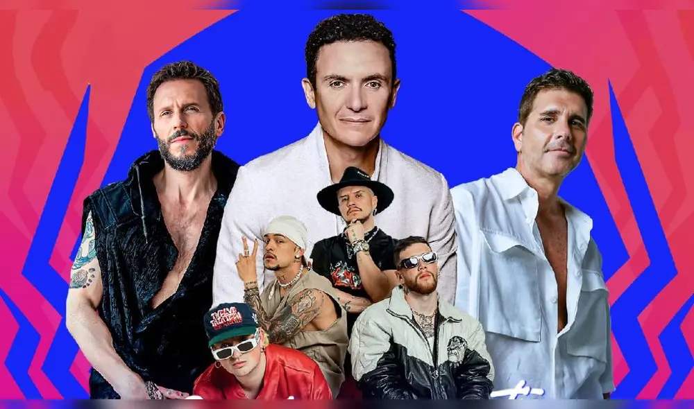 Artistas que son parte del festival Juntos para ti en una única fecha en diciembre. Foto: difusión