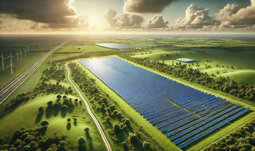 Con una inversión de US$40 millones del Grupo Santander, el proyecto Kahirós permitirá reducir 870 toneladas de CO₂ anualmente en el sector logístico y de transporte de América Latina. Foto: DALL E.