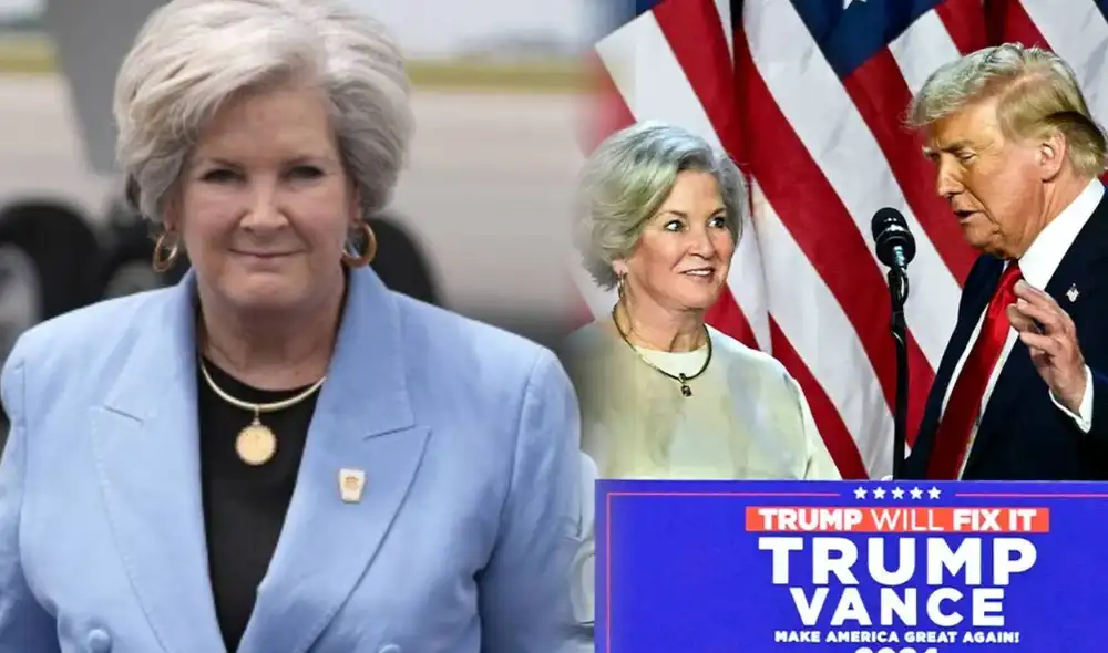 Susie Wiles llevó una exitosa campaña política de Donald Trump. Foto: composición LR/ CNN