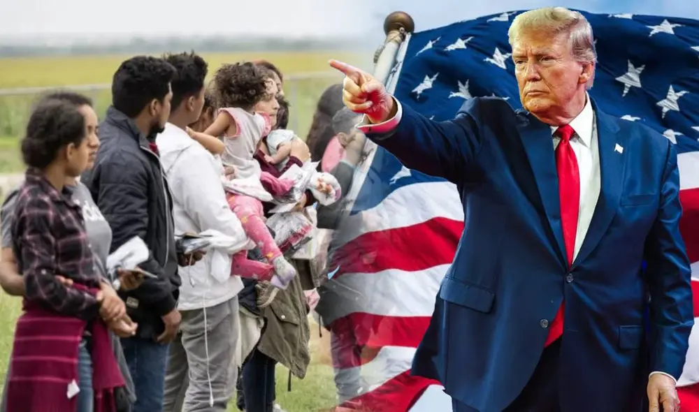 Donald Trump deportará a inmigrantes indocumentados en USA. Foto: composición LR/ EFE/ El País Donald Trump deportará a inmigrantes indocumentados en USA. Foto: composición LR/ EFE/ El País