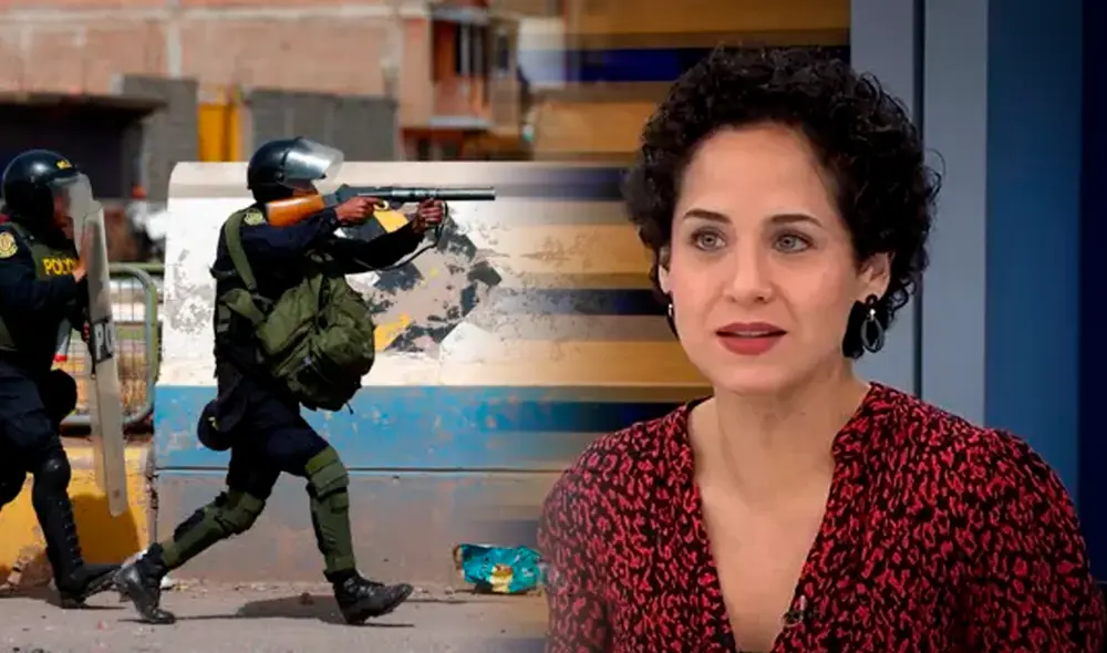 Sigris Bazán fue una de las parlamentarias que votó contra el blindaje a los policías. Foto: composición LR/BBC Sigris Bazán fue una de las parlamentarias que votó contra el blindaje a los policías. Foto: composición LR/BBC